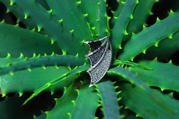 DRAGON WING Ring/ Amazing 3 color Crochet Custom ring made of Sterling Silver Ring for women